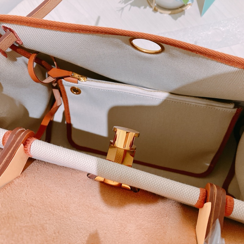 TK1858 HERMES 愛馬仕小號兩用帆布翻蓋式包包HERBAG 31 SHOULDER BAG CANVAS-11