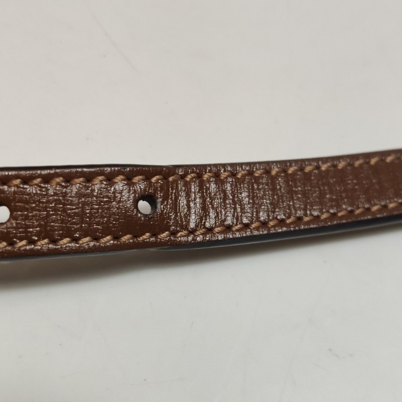 Gucci 1955迷你牛皮GG老花馬銜扣貝殼包單肩包斜挎包-10