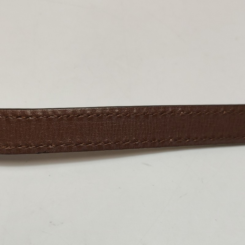 Gucci 1955迷你牛皮GG老花馬銜扣貝殼包單肩包斜挎包-11