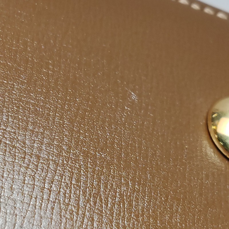 Gucci 1955迷你牛皮GG老花馬銜扣貝殼包單肩包斜挎包-16