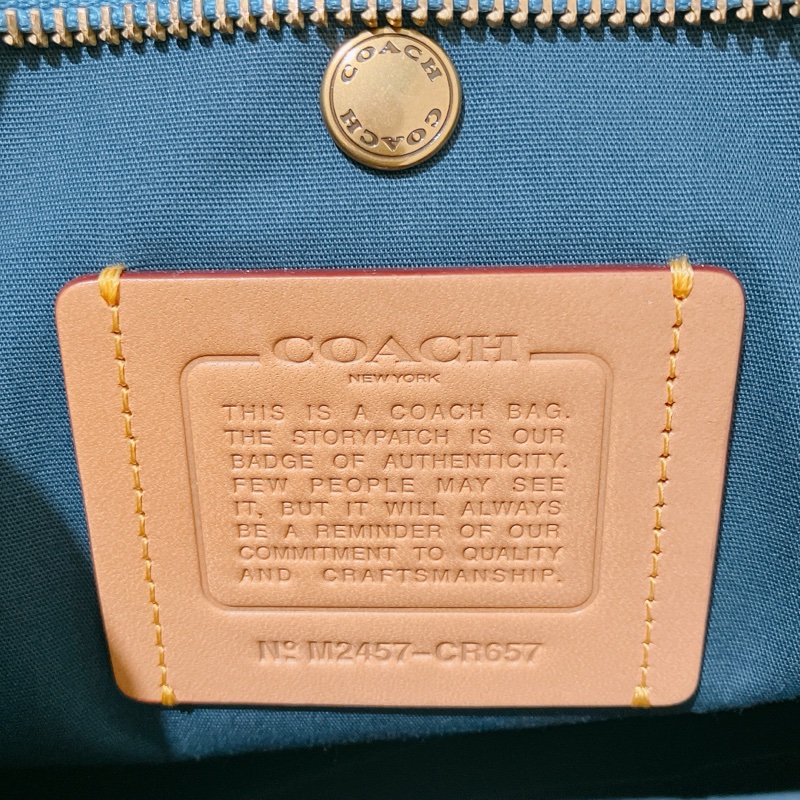 TK1859 COACH 蔻馳牛仔布兩用包包CARGO TOTE BAG BLUE-18