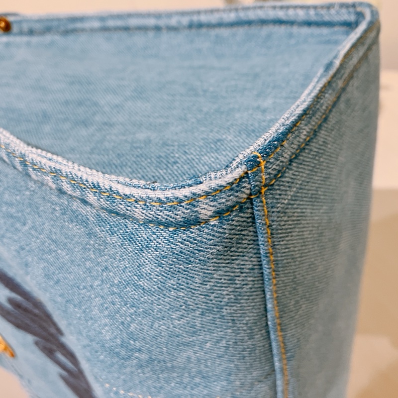 TK1859 COACH 蔻馳牛仔布兩用包包CARGO TOTE BAG BLUE-30