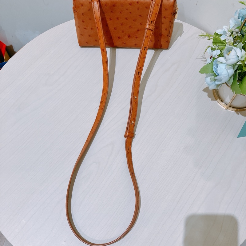 TK1861 LORO PIANA 諾悠翩雅經典鴕鳥皮手拿兩用包包OSTRICH L19 EXTRA POCKET POUCH-6