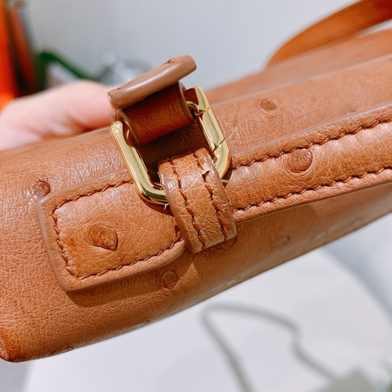 TK1861 LORO PIANA 諾悠翩雅經典鴕鳥皮手拿兩用包包OSTRICH L19 EXTRA POCKET POUCH-15