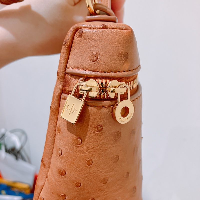 TK1861 LORO PIANA 諾悠翩雅經典鴕鳥皮手拿兩用包包OSTRICH L19 EXTRA POCKET POUCH-23