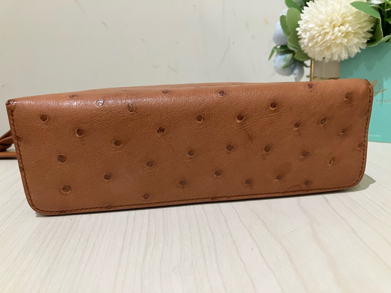 TK1861 LORO PIANA 諾悠翩雅經典鴕鳥皮手拿兩用包包OSTRICH L19 EXTRA POCKET POUCH-22