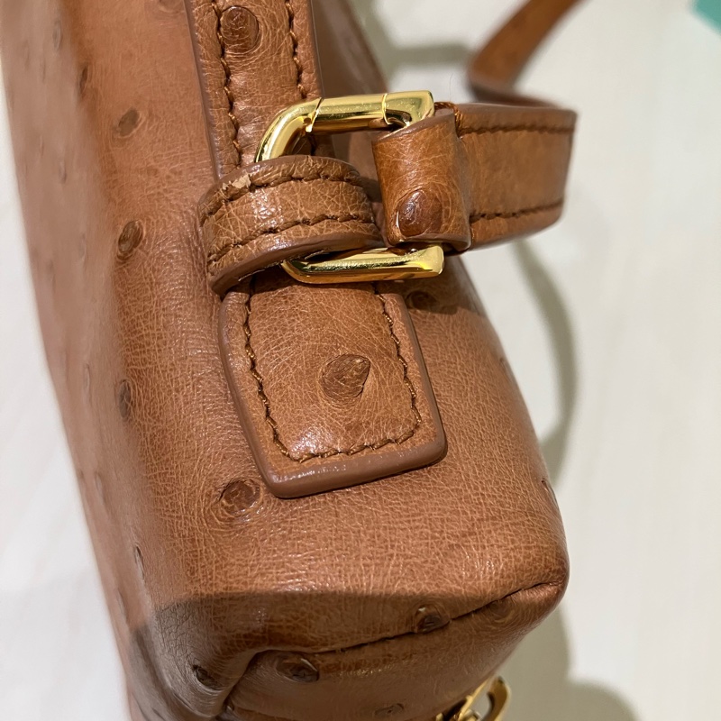 TK1861 LORO PIANA 諾悠翩雅經典鴕鳥皮手拿兩用包包OSTRICH L19 EXTRA POCKET POUCH-43