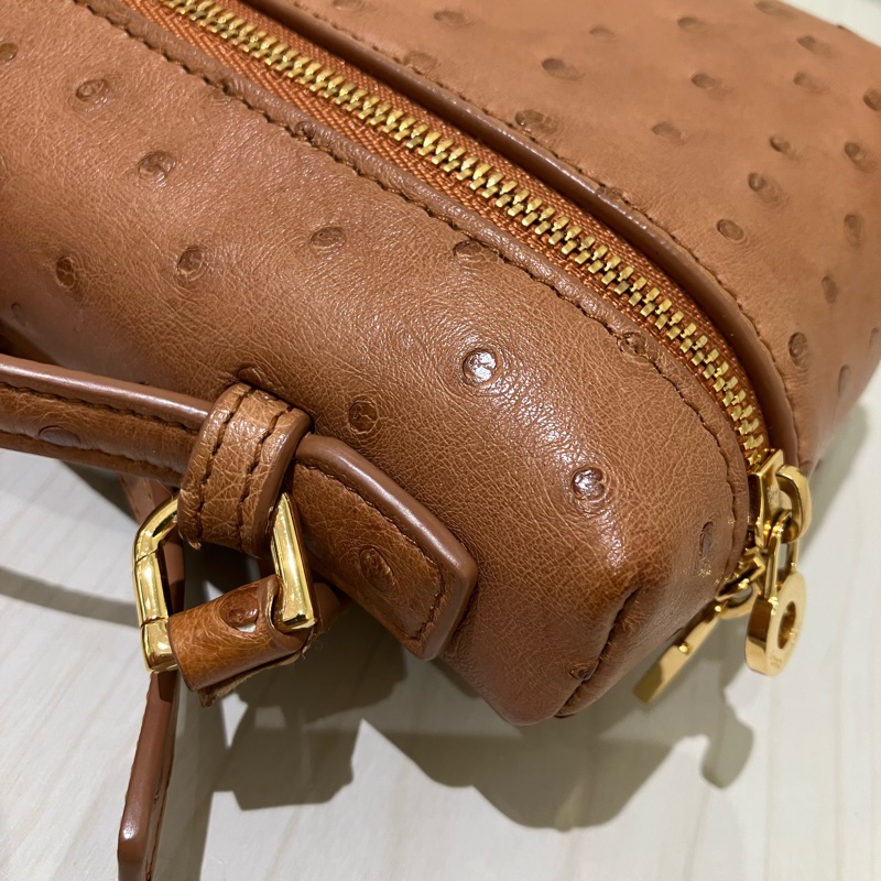 TK1861 LORO PIANA 諾悠翩雅經典鴕鳥皮手拿兩用包包OSTRICH L19 EXTRA POCKET POUCH-45