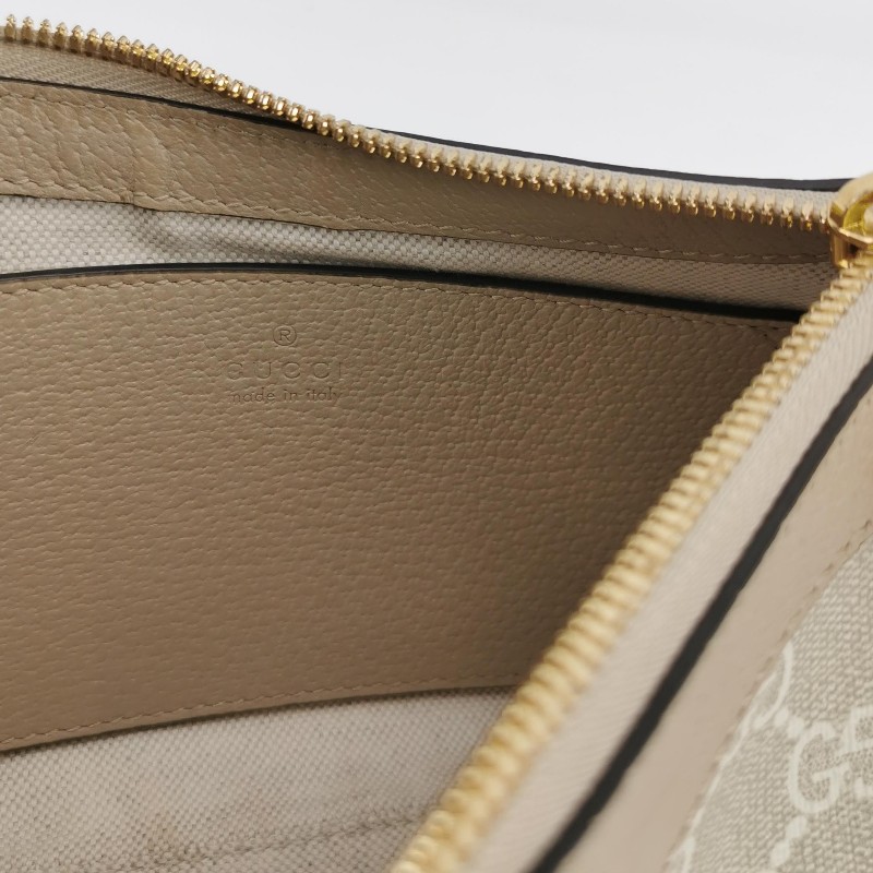 Gucci Ophidia小號牛皮GG老花條紋雙G單肩包-7