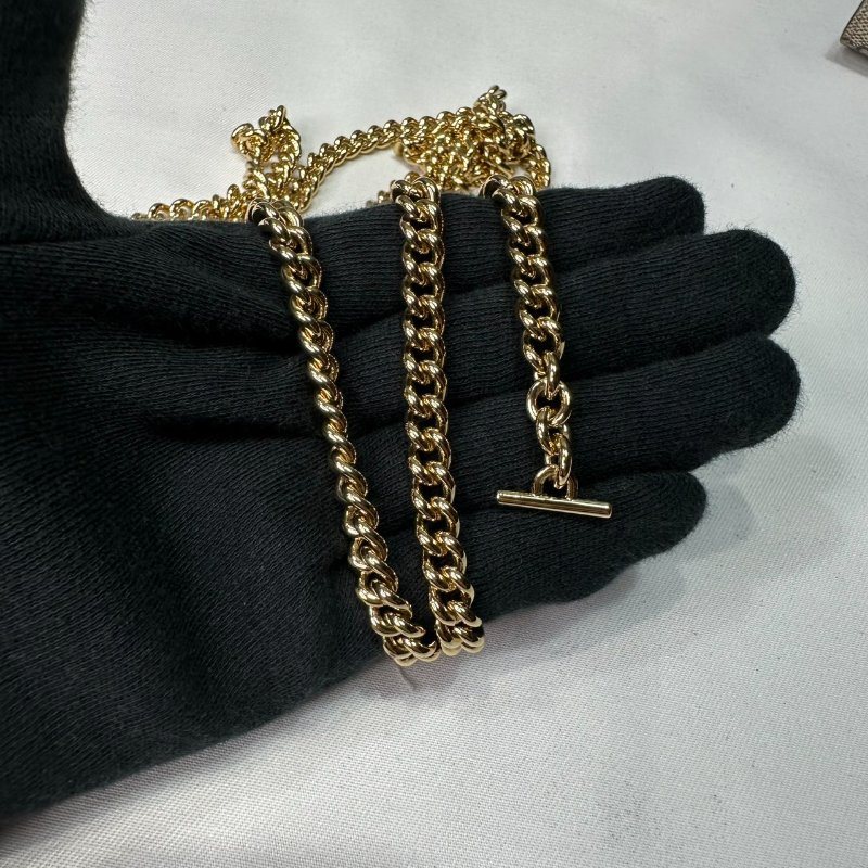 GUCCI Marmont雙色金鏈長夾-6