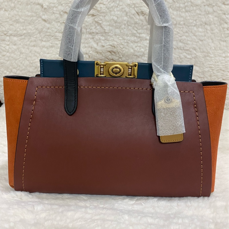 全新 coach troupe 拼接色手提肩背包（原價27800）-7