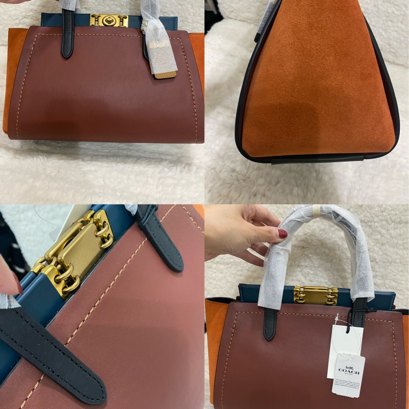 全新 coach troupe 拼接色手提肩背包（原價27800）-17