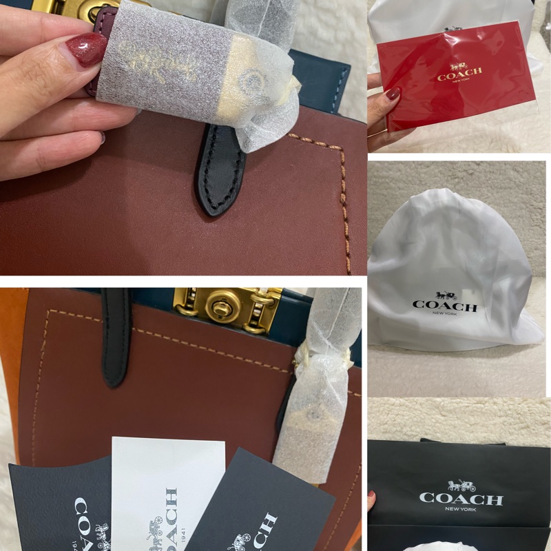 全新 coach troupe 拼接色手提肩背包（原價27800）-19