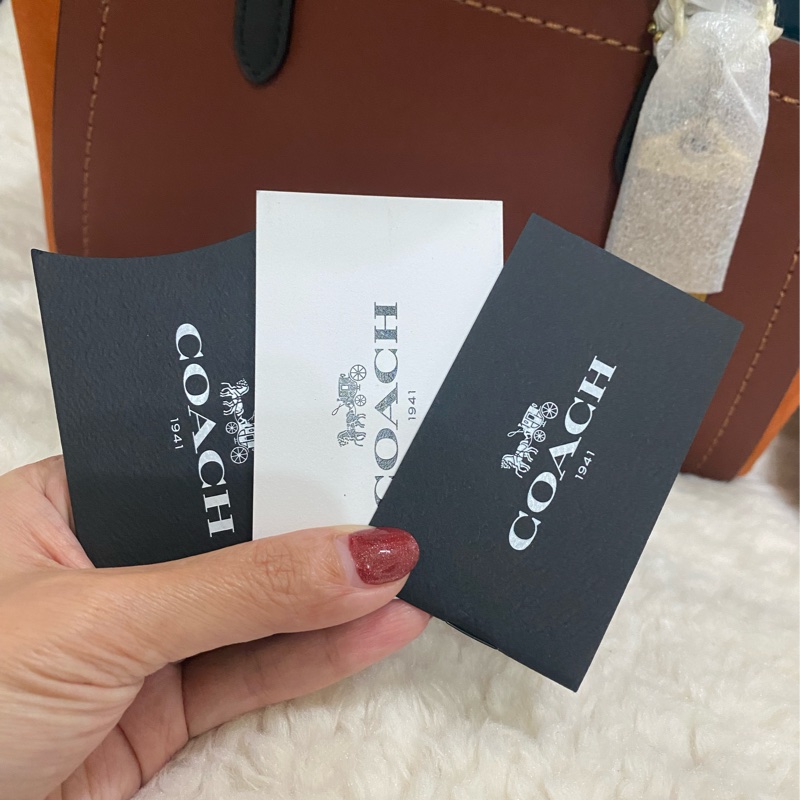 全新 coach troupe 拼接色手提肩背包（原價27800）-28