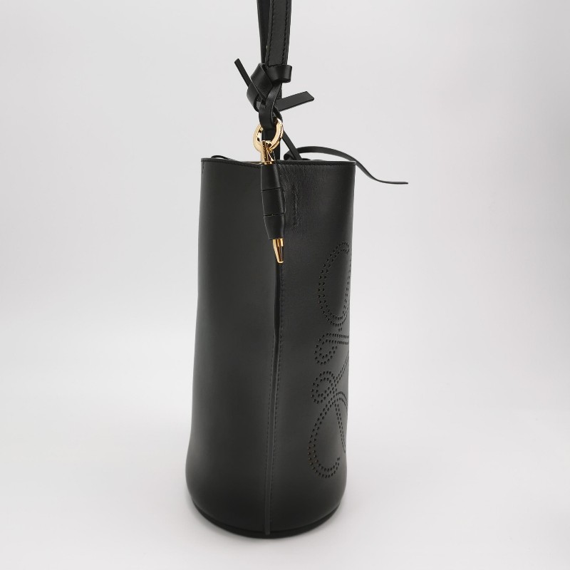 Loewe Gate牛皮鏤空Logo斜挎包單肩包-3