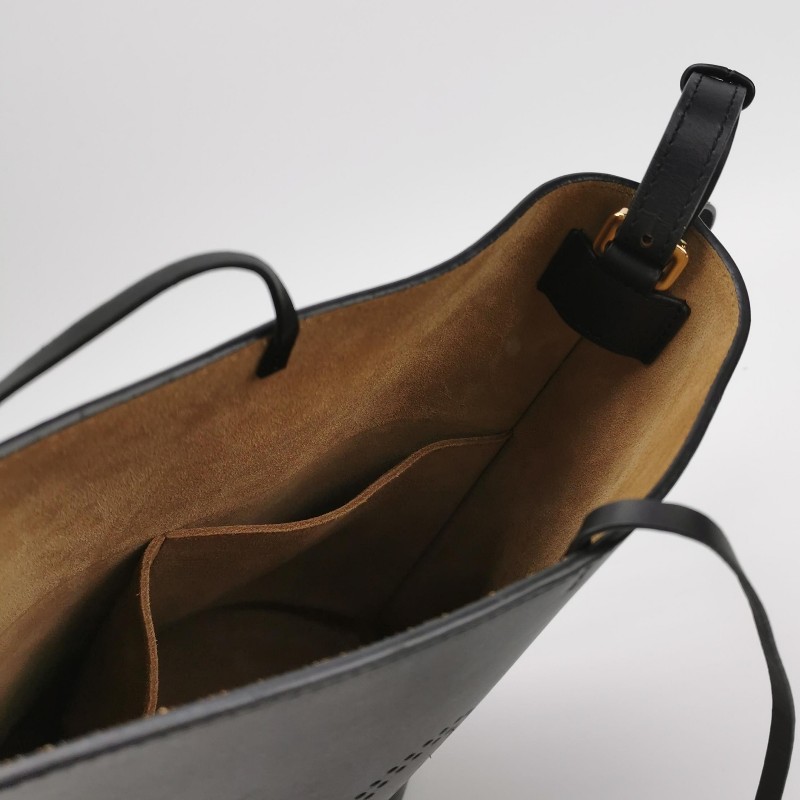 Loewe Gate牛皮鏤空Logo斜挎包單肩包-6