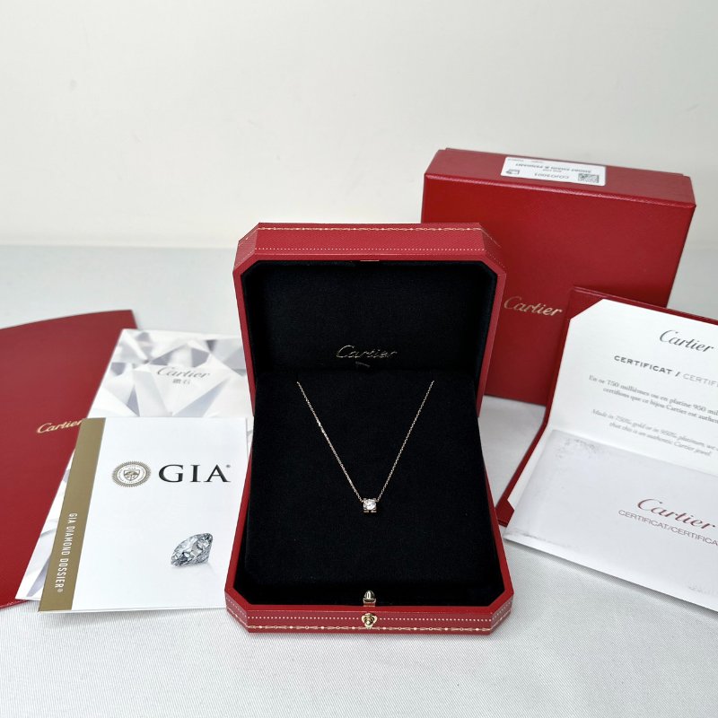 Cartier C de Cartier51分鑽石項鍊-0