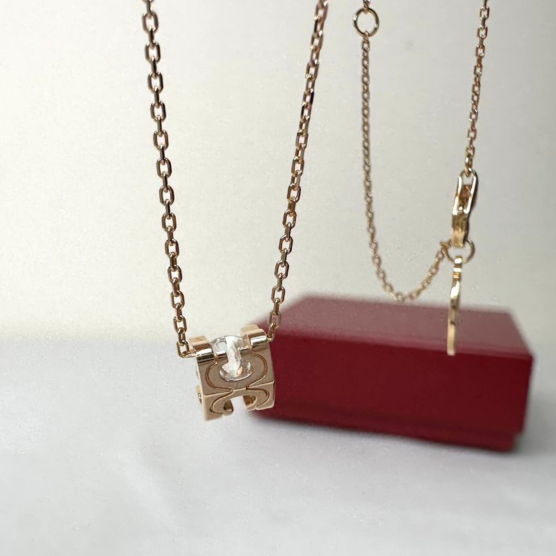 Cartier C de Cartier51分鑽石項鍊-3
