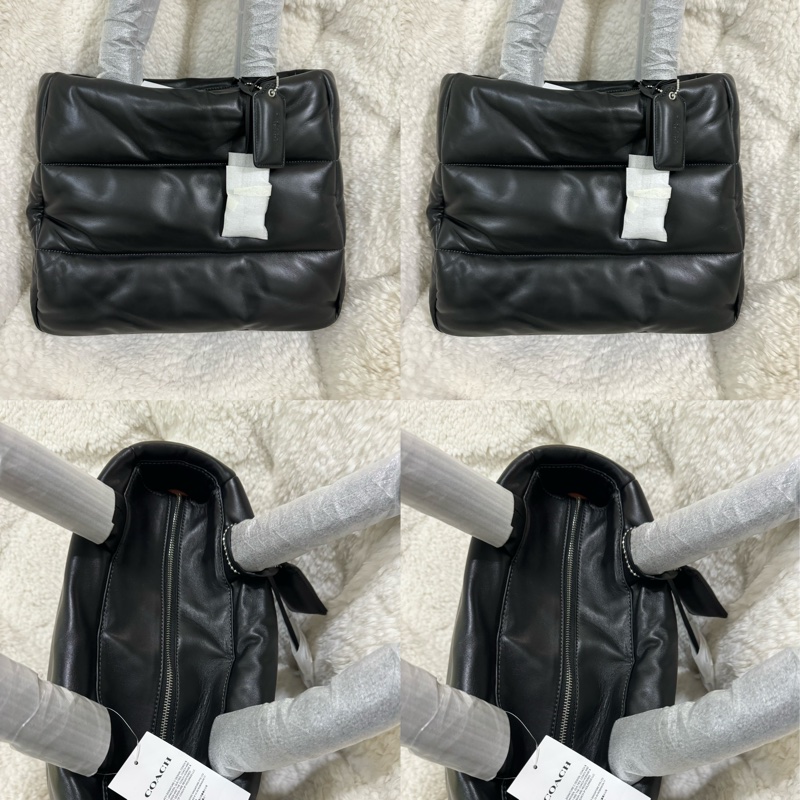全新 coach 黑色澎澎包-9