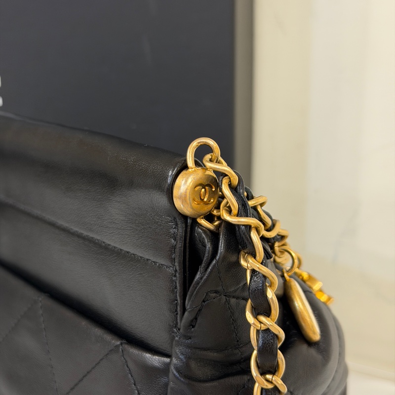 #專櫃近20萬 #99新閒置 香奈兒23p小福袋22bag寶石糖果吊墜❤️🔥-20