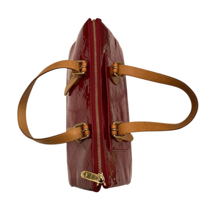 LOUIS VUITTON 路易威登 M93507 Vernis Rosewood Avenue 漆皮 肩背包 Pomme d'Amour-5