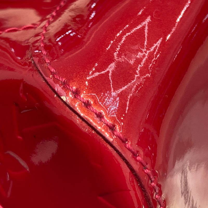 LOUIS VUITTON 路易威登 M93507 Vernis Rosewood Avenue 漆皮 肩背包 Pomme d'Amour-11