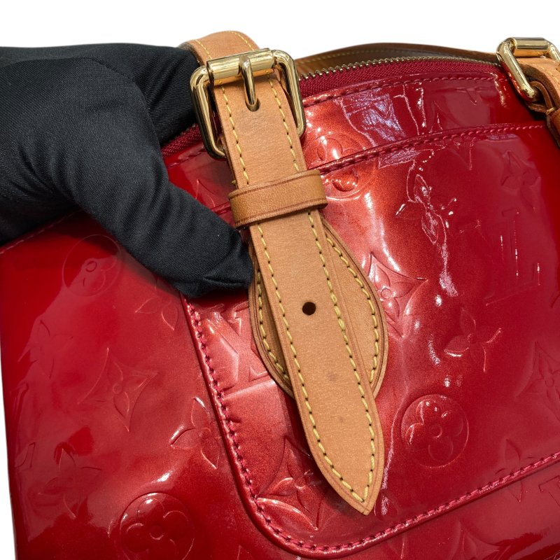 LOUIS VUITTON 路易威登 M93507 Vernis Rosewood Avenue 漆皮 肩背包 Pomme d'Amour-17