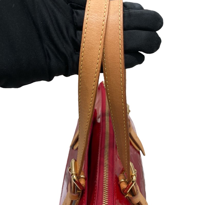 LOUIS VUITTON 路易威登 M93507 Vernis Rosewood Avenue 漆皮 肩背包 Pomme d'Amour-20