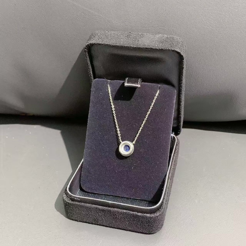 Tiffany 蒂芙尼 soleste 藍寶石鑲鑽項鍊-1