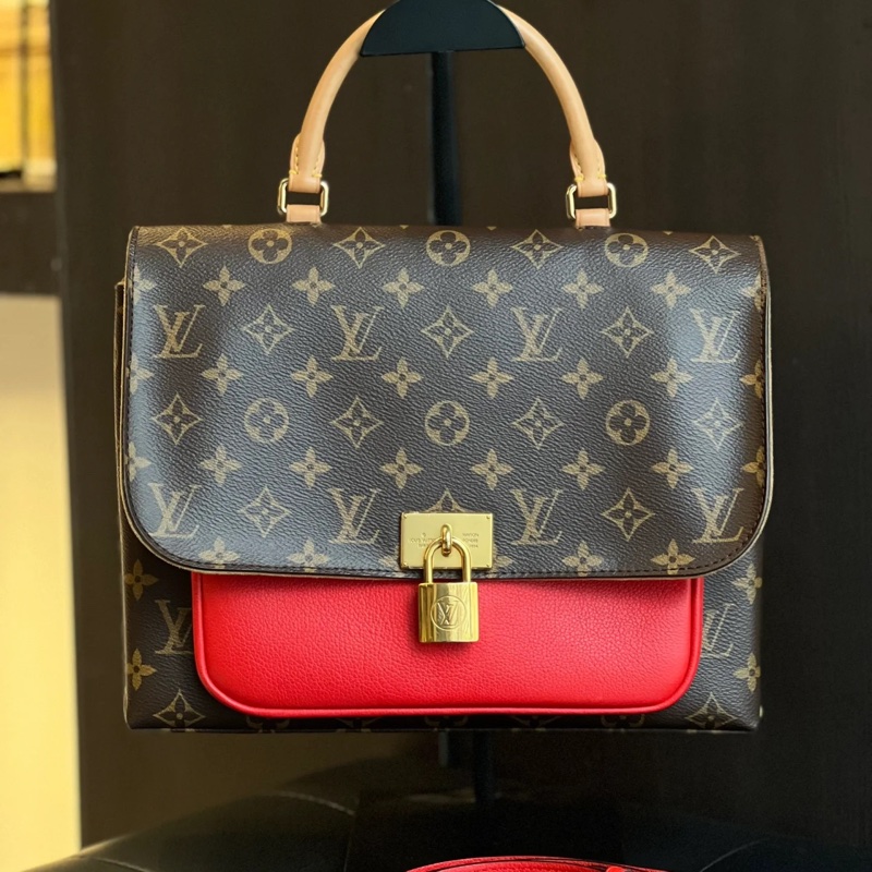 #全網最低💰 #好成色 Lv marignan 老花郵差包 🈶附原廠可調長背帶-4