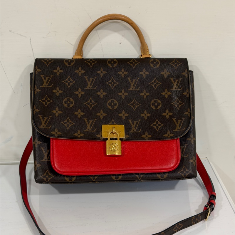 #全網最低💰 #好成色 Lv marignan 老花郵差包 🈶附原廠可調長背帶-11