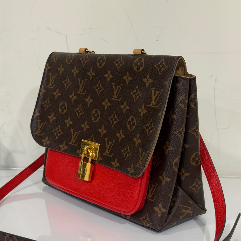 #全網最低💰 #好成色 Lv marignan 老花郵差包 🈶附原廠可調長背帶-12