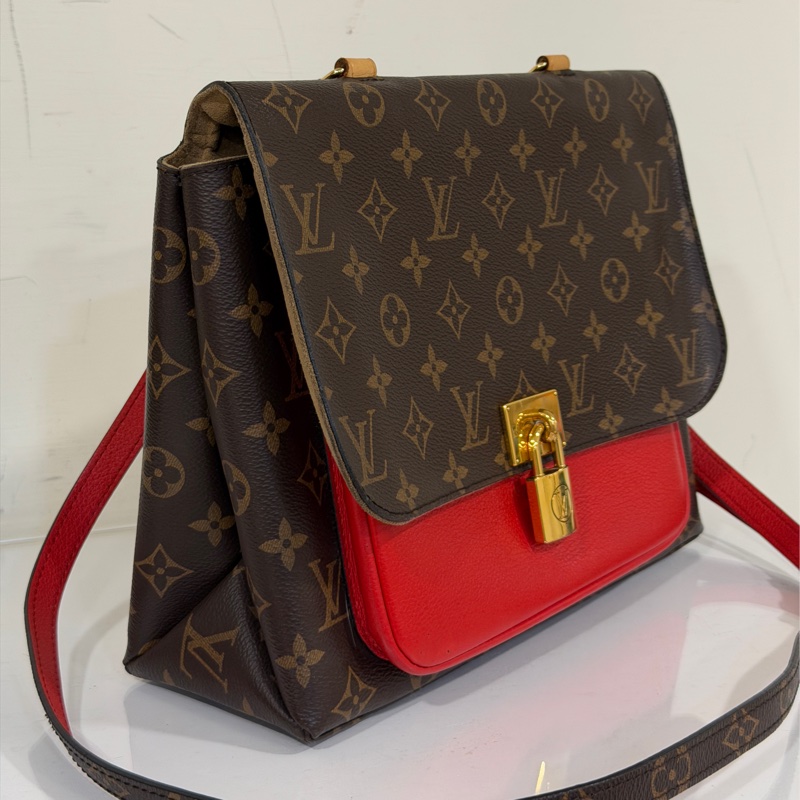 #全網最低💰 #好成色 Lv marignan 老花郵差包 🈶附原廠可調長背帶-13