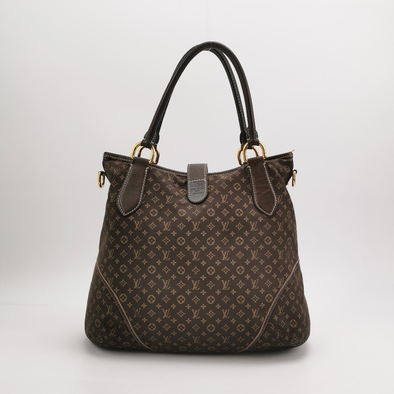 Louis Vuitton (LV) Elegie牛皮帆布老花斜挎包單肩包-4