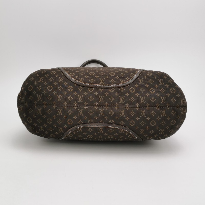 Louis Vuitton (LV) Elegie牛皮帆布老花斜挎包單肩包-5