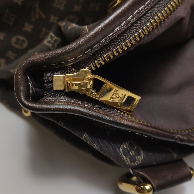 Louis Vuitton (LV) Elegie牛皮帆布老花斜挎包單肩包-13