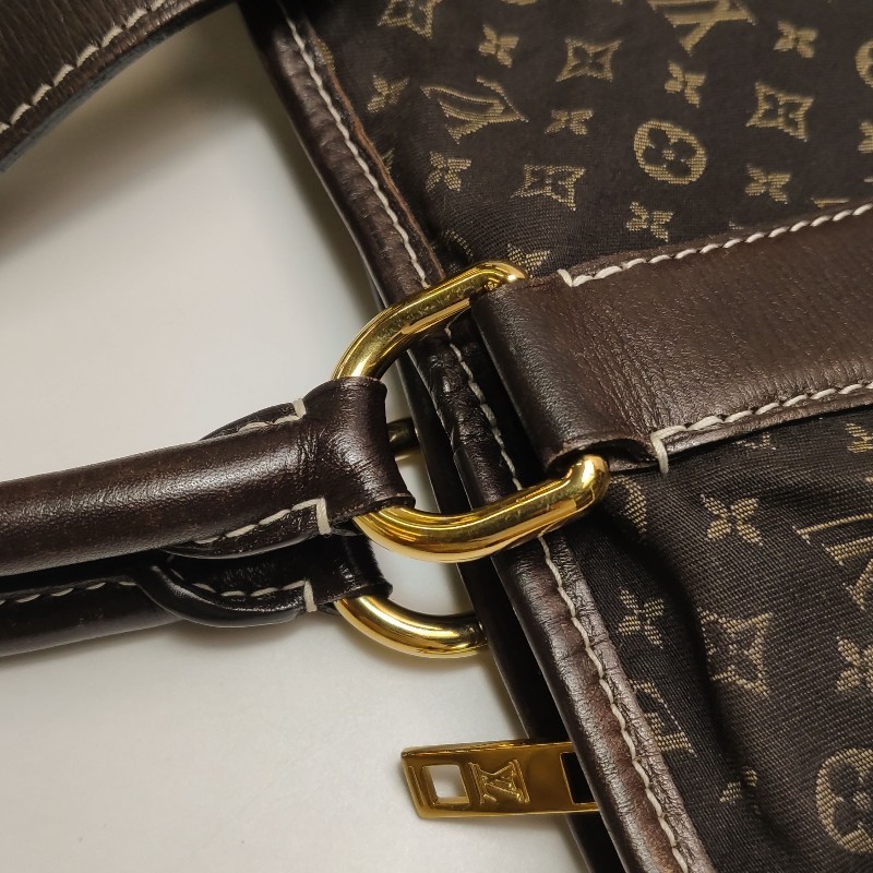 Louis Vuitton (LV) Elegie牛皮帆布老花斜挎包單肩包-20