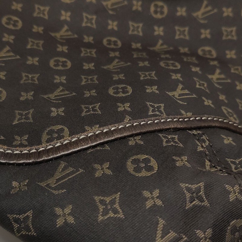 Louis Vuitton (LV) Elegie牛皮帆布老花斜挎包單肩包-22
