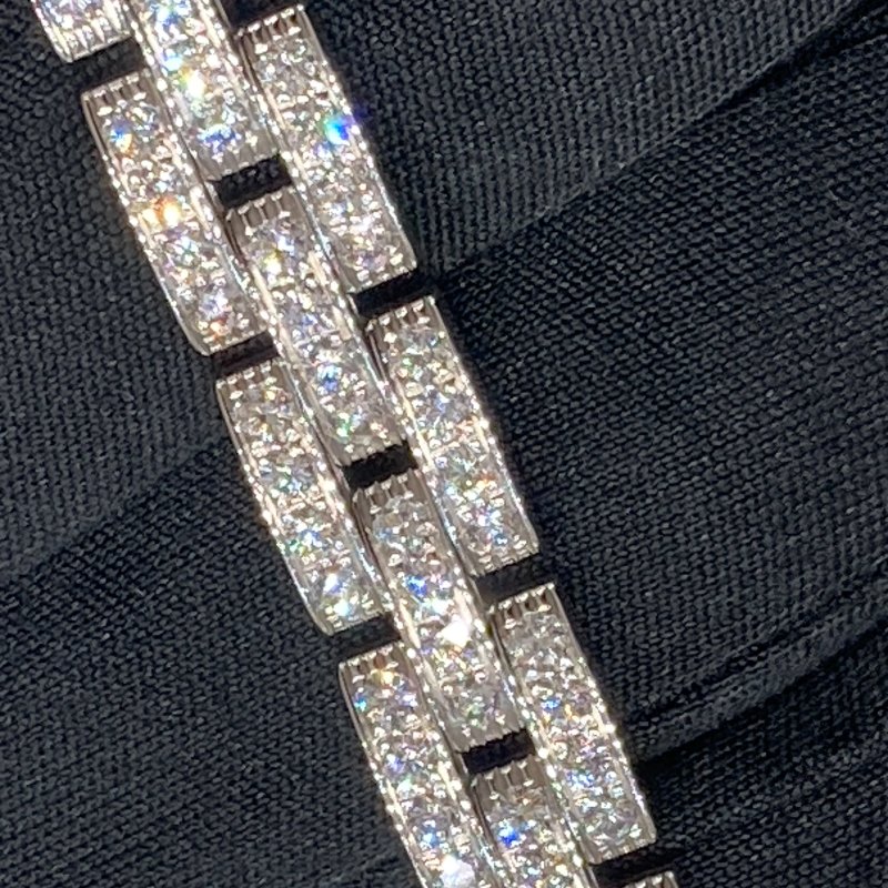 CARTIER 卡地亞 Maillon Panthère 18K  鑽石 手鍊 WG-5