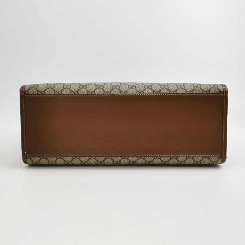 Gucci GG Retro中號牛皮雙G老花斜挎包單肩包-5