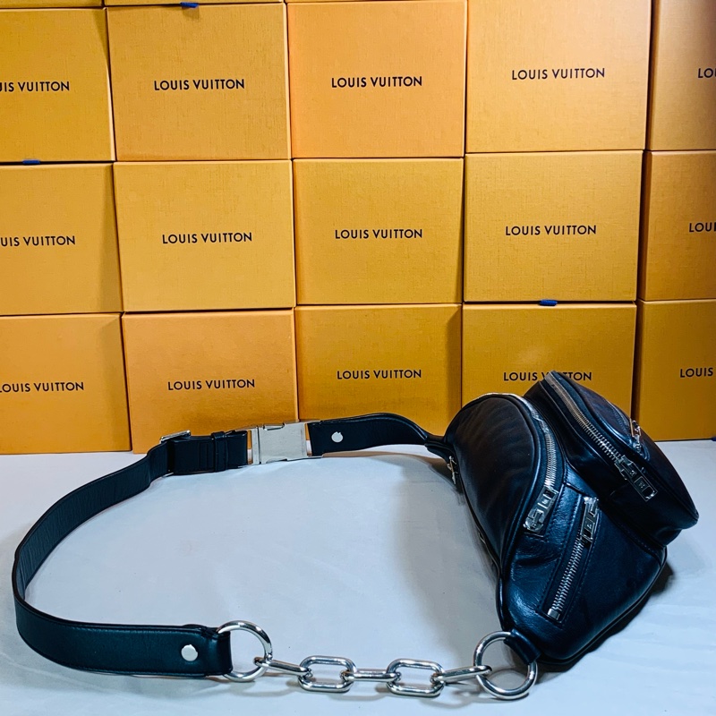 ✨質感百搭 Alexander wang 亞歷山大王 皮革大腰包 胸包-7