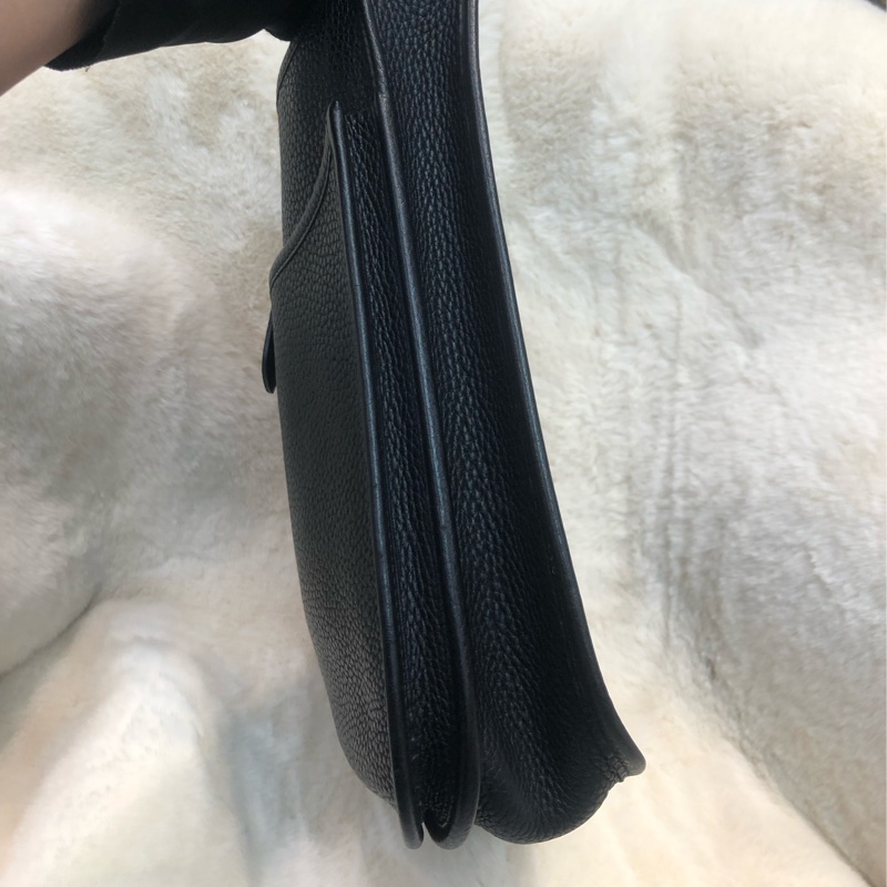 Hermes Evelyne 29 黑銀扣 XB887-23