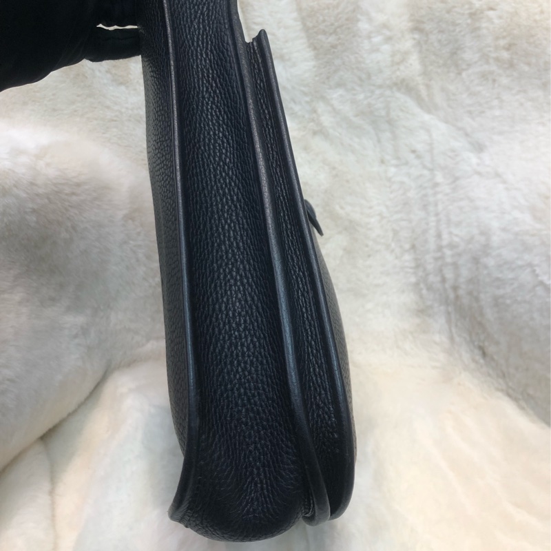 Hermes Evelyne 29 黑銀扣 XB887-24