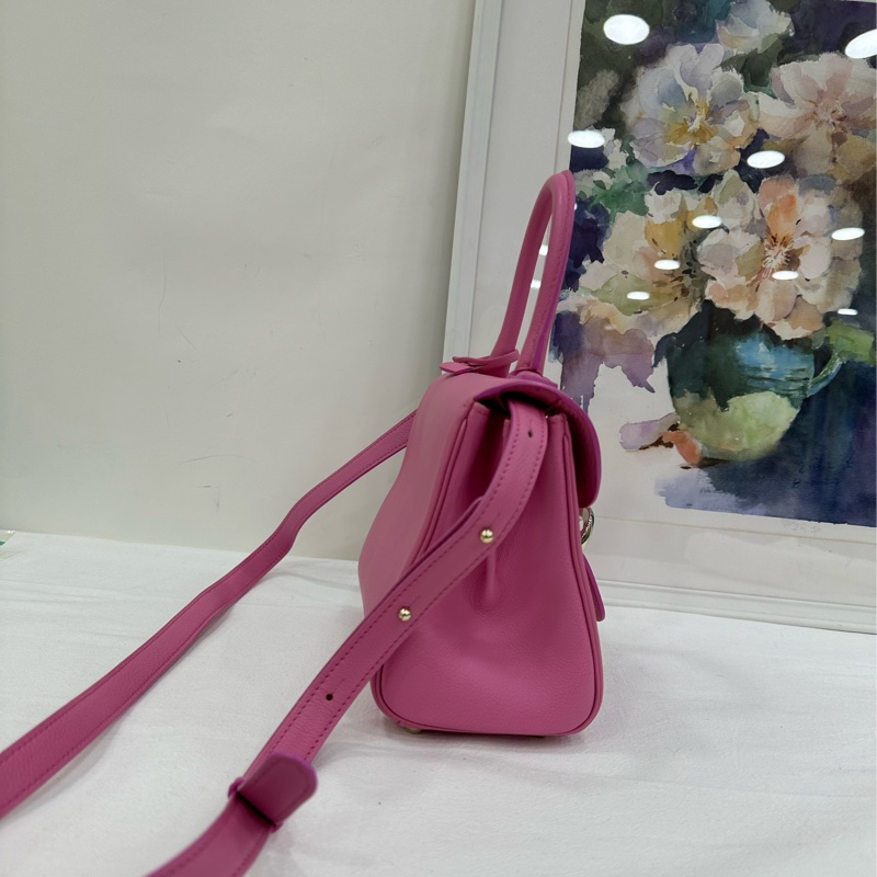 Delvaux 德爾沃 桃粉色 brilliant mini號 20cm底長-4