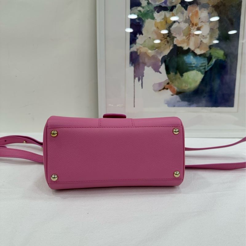 Delvaux 德爾沃 桃粉色 brilliant mini號 20cm底長-7