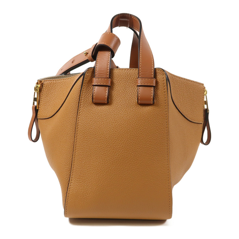 LOEWE 牛皮皮革Compact Hammock Bag金扣手挽肩背兩用袋-1