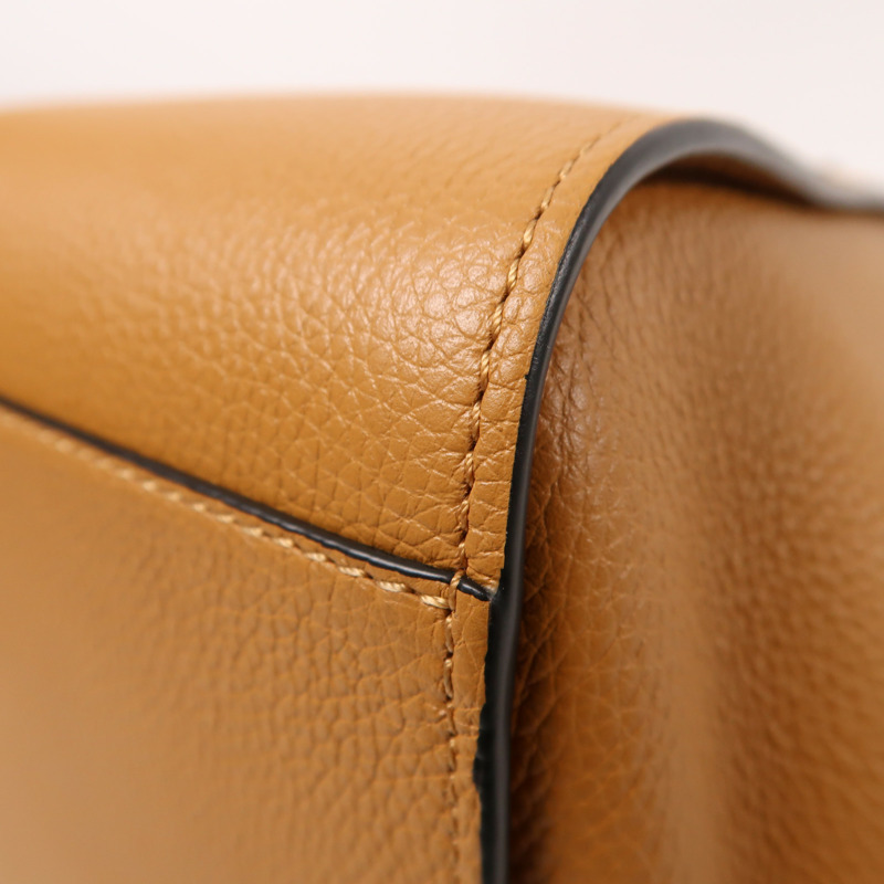 LOEWE 牛皮皮革Compact Hammock Bag金扣手挽肩背兩用袋-11