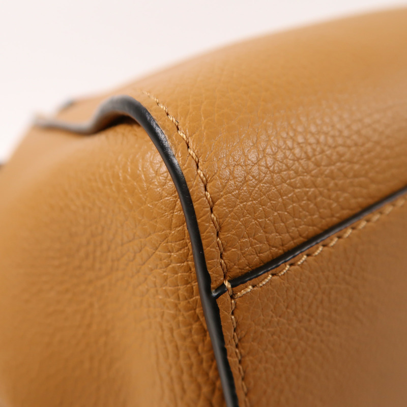 LOEWE 牛皮皮革Compact Hammock Bag金扣手挽肩背兩用袋-12