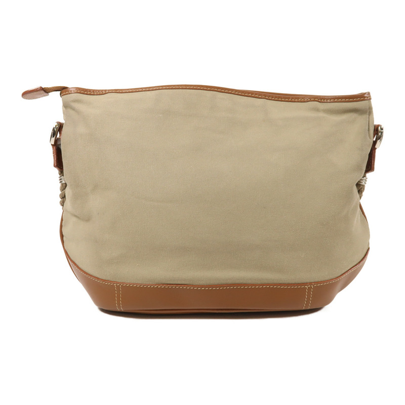 GUCCI 帆布Vintage Shoulder Bag銀扣肩背袋-1