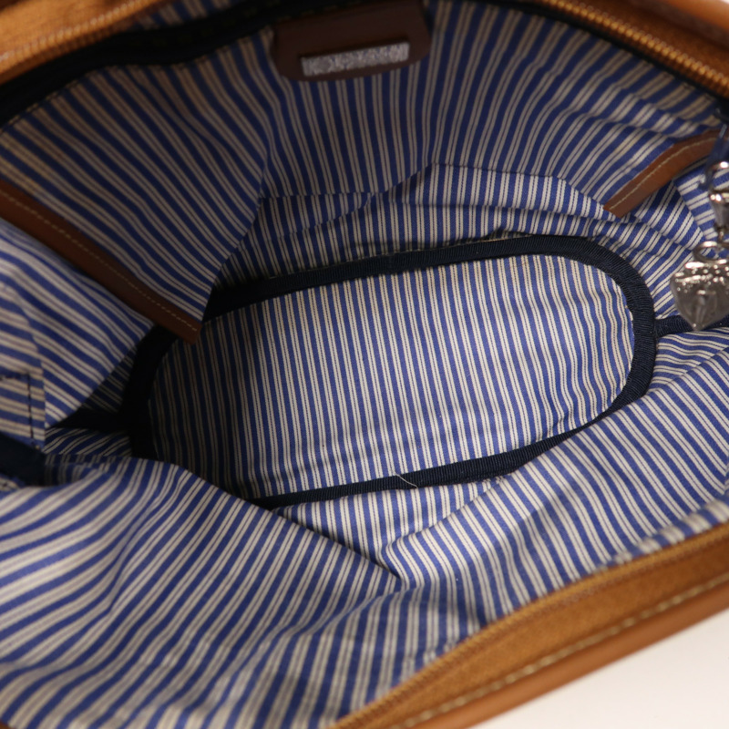 GUCCI 帆布Vintage Shoulder Bag銀扣肩背袋-4